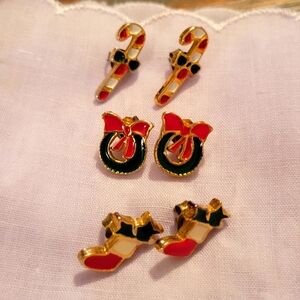 Dainty Christmas Earring Bundle